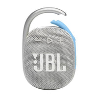 Thumbnail for JBL Clip 4 Eco Bluetooth Lautsprecher aus recyceltem Material in Weiß – Wasserdichte, tragbare Musikbox mit praktischem Karabiner – Bis zu 10 Stunden kabelloses Musik Streaming im Sale