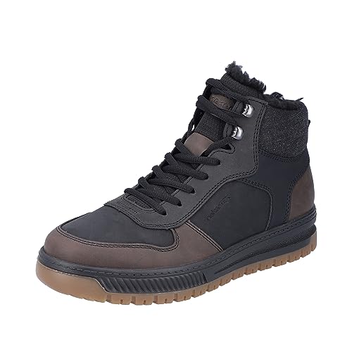 Rieker Herren 38545 Kurzstiefel, Schwarz, 44 im Sale