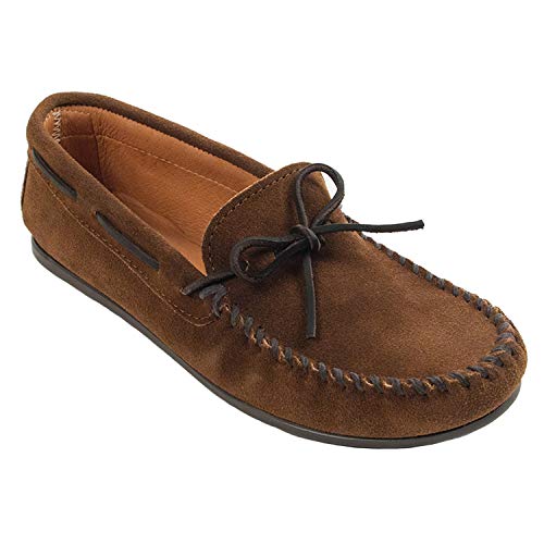 Minnetonka Herren Classic MOC Mokassin, Braun (Dusty Brown) im Sale