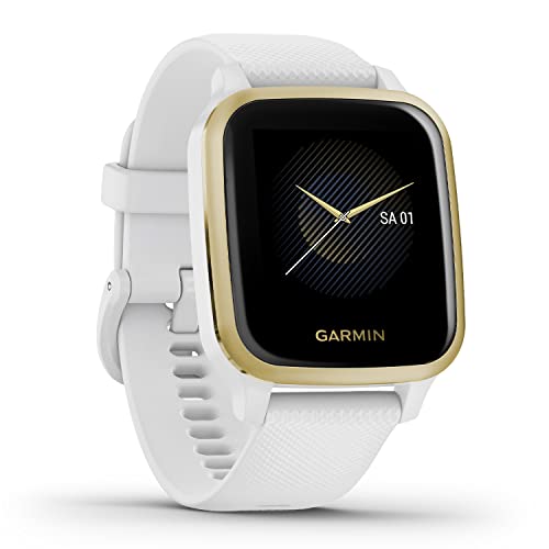 Garmin Venu Sq – wasserdichte GPS-Fitness-Smartwatch mit 1,3 Touchdisplay, Gesundheitstracker & Sport-Apps, Herzfrequenzmessung, Schlafanalyse, 6 Tage Akkulaufzeit, kontaktloses Bezahlen