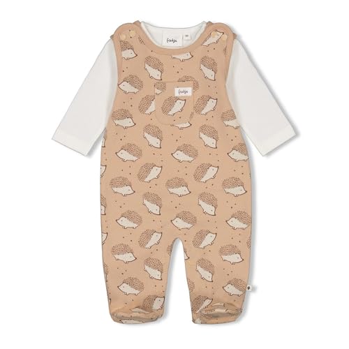 Feetje Baby Jungen Strampler-Set AOP - Hedge Hugs, sand, 50 im Sale