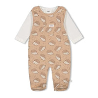 Thumbnail for Feetje Baby Jungen Strampler-Set AOP - Hedge Hugs, sand, 50 im Sale