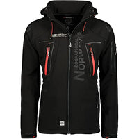 Thumbnail for Geographical Norway Herren Herren Softshell Jacke Tambour, Schwarz, L, Geno-5 im Sale