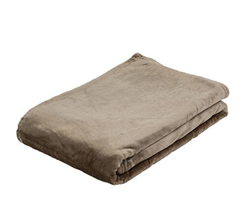 Gözze - Wohn- und Kuscheldecke, Memphis, Hohes Stoffgewicht 300 g/m², 150 x 200 cm - Taupe im Sale