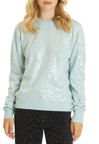 Thumbnail for Alma en Pena Pullover mit Pailletten, I24CL1008, Blau, blau, im Sale