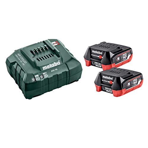 Metabo Basis-Set 12V 2 x LiHD 4.0 Ah (685301000) Art des Akkupacks: LiHD, Spannung des Akkupacks: 12 V, Akkukapazität: 2 x 4 Ah