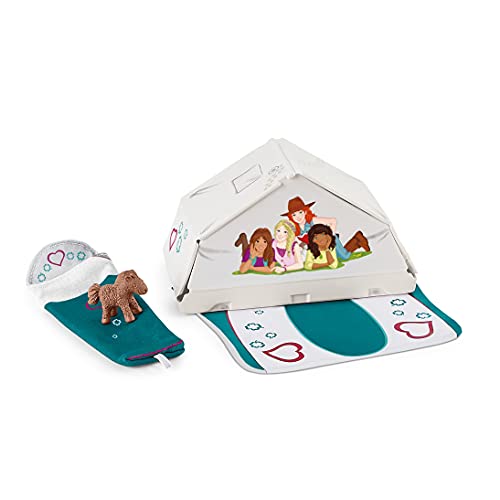 schleich 42537 Accessoires Camping, ab 5 Jahren, HORSE CLUB - Spielset, 4 Teile im Sale