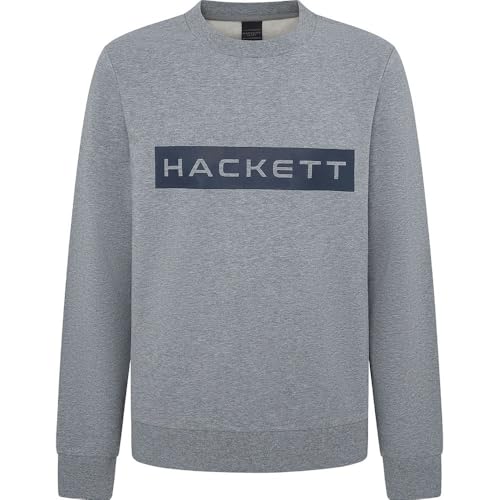 Hackett London Herren Hs Essential Sp Crew Sweatshirt, Blau (Marineblau/Blau), im Sale