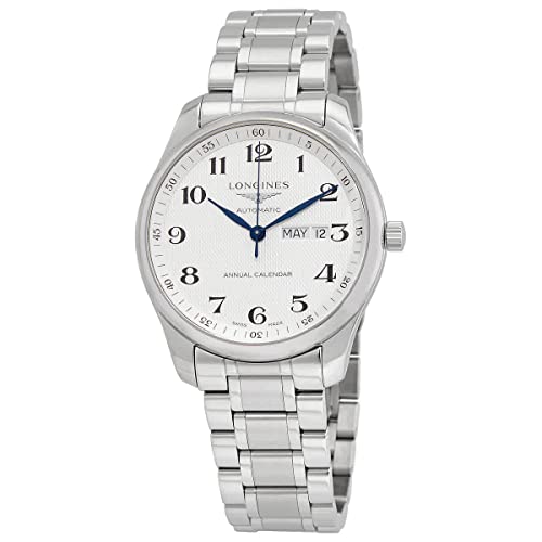 Longines Master Automatik Digital Chronometer Silber Zifferblatt Herrenuhr L2.920.4.78.6, Digital, Digital im Sale