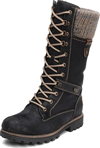 Remonte Damen D7477 Schneestiefel, Schwarz (Schwarz/Nero/Kastanie/Graphit 02), 41 EU im Sale