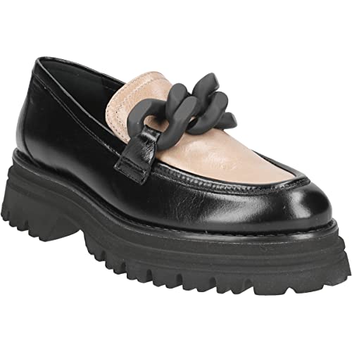 Maripe Slipper & Mokassin VITA, Glattleder, Schwarz, Damen EU 36 im Sale