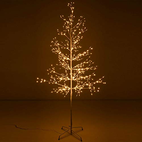 Gärtner Pötschke Micro-LED-Baum Snow Light, groß, 180 cm, Metall, weiß