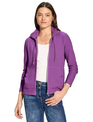 CECIL Damen B321766 Leichter Cardigan, Iced Violet,  EU im Sale