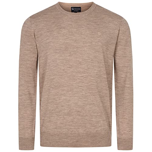 GIESSWEIN Merino Pullover Herren Light Rundhals - 100% feinste Merino Lammwolle, Strickpullover Herren Langarm, Business Casual Winterpullover Herren im Sale