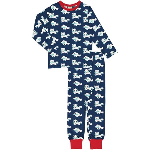 Maxomorra Pyjama Set LS Arctic Fox, 146/152 im Sale