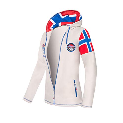 Nebulus Fleecejacke Kinley Gardenia (weiss) im Sale