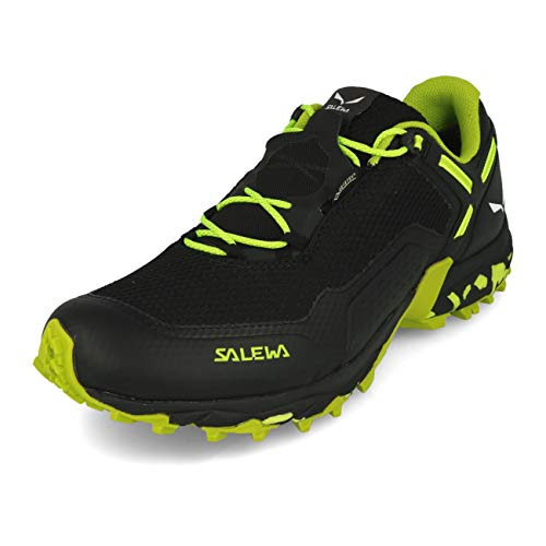 Salewa MS Speed Beat Gore-TEX Herren Traillaufschuhe, Schwarz (Black Out/Fluo Yellow), 42 EU im Sale