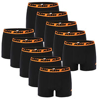 Thumbnail for KTM by Freegun Boxershorts für Herren Unterwäsche Pant Men´s Boxer 10 er Pack, Farbe:Black, Bekleidungsgröße:L