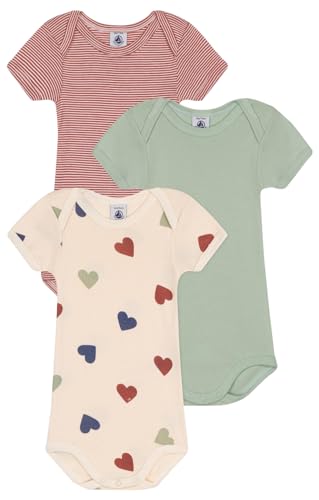 Petit Bateau Unisex Baby A09YF Body, Variante 1, 3 Jahre (3er Pack) im Sale