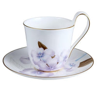 Thumbnail for Royal Copenhagen Flora Tasse mit Untertasse aus Fine Bone China in der Farbe Weiß mit Blumenmuster 27cl, 1017545 im Sale