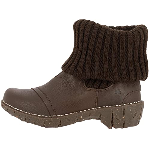 El Naturalista Damen Ankle Boots YGGDRASIL, Frauen Stiefeletten,Wechselfußbett,uebergangsschuhe,uebergangsstiefel,flach,BROWN,38 EU / 5 UK