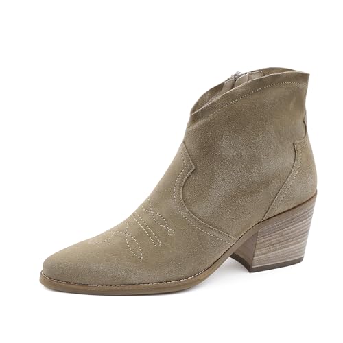 Paul Green Damen, Frauen Ankle Boots,uebergangsschuhe,uebergangsstiefel,Sommer,Stiefel,Bootee,Booties,halbstiefel,Beige (JA),39 EU / 6 UK im Sale