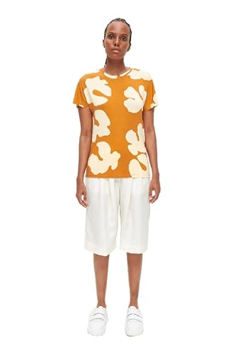 Marimekko Jugum Ulpu Freizeit T Shirts Jersey, Mandarine Gelb Farbe Gr. im Sale