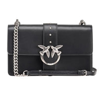 Thumbnail for Pinko Damen Love One Classic Cl Kalb Se Tasche, Z99o_schwarz-Old Silver im Sale