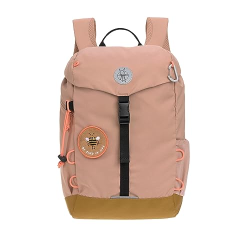 LÄSSIG Kinder Wanderrucksack Kinderrucksack mit Brustgurt gepolsterte Schultergurte wasserabweisend, 14 Liter/Big Outdoor Backpack Nature Braun im Sale