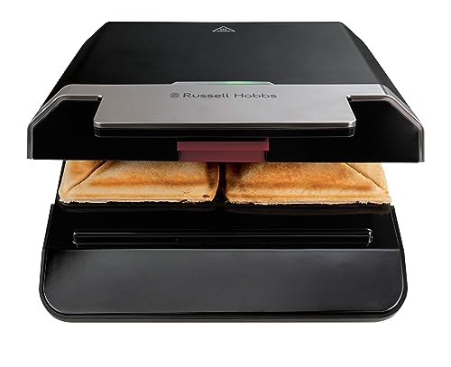 Russell Hobbs Sandwichmaker [langlebige antihaftbeschichtete Platten] Sandwichtoaster Easy Clean (schnelles Aufheizen, BPA frei, einfache Reinigung, platzsparende Aufbewahrung) 26800-56 im Sale