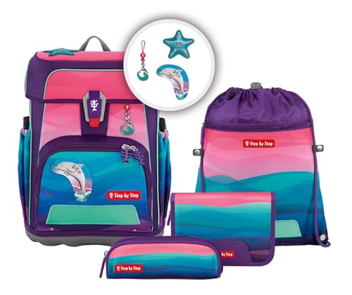 Step by Step CLOUD OCEAN Schulranzen-Set Dolphin Lana 5-tlg. im Sale