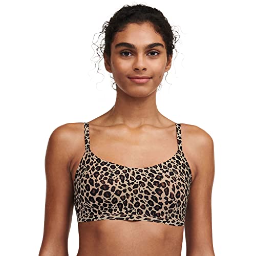 Chantelle SOFTSTRETCH, Bustier Mit Soft Cups, Rundhalsausschnitt, Unnsichtbare Unterwäsche für Damen, Leopard Nude, M/ im Sale