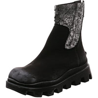 Thumbnail for Papucei Damen Boots Mikko Echtleder in Schwarz mit Silber und Reißverschluss. schwarz/Silber Gr. 41 im Sale