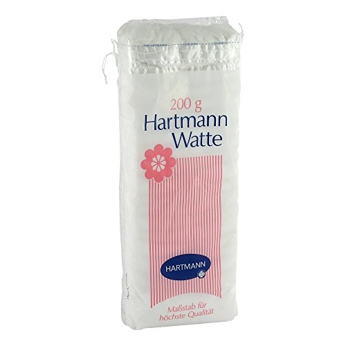 Hartmann Watte 100% Baumwolle, 200g