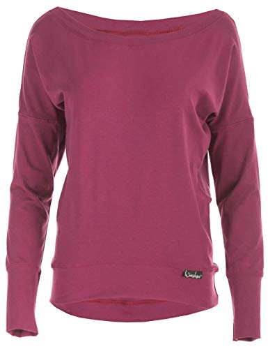 WINSHAPE Damen Freizeit Sport Dance Fitness Ws2 Longsleeve, Berry-love, EU im Sale