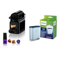 Thumbnail for Nespresso De'Longhi EN 80.B Inissia, Hochdruckpumpe, Energiesparfunktion & Philips AquaClean Kalk- und Wasserfilter für Espressomaschine, Kein Entkalken bis 5000 Tassen, Einzelpack