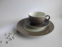 Thumbnail for Dibbern Solid Color - Kaffeetasse 0,25 l m.U. + Teller flach 21 cm - kiesel - NEU