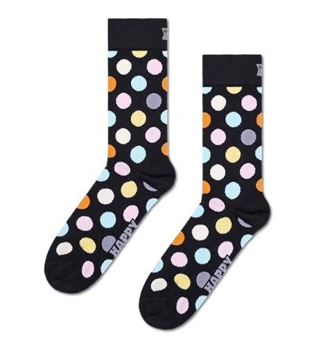 Happy Socks Unisex Big Dot Socken, Multi, M