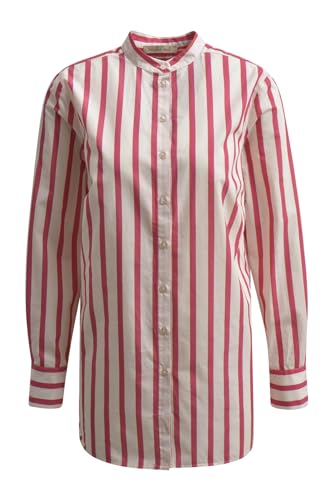 Smith & Soul Striped Stand Collar Gathered Back - im Sale