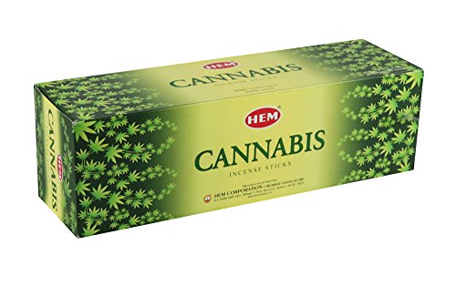 HEM Räucherstäbchen, Cannabis, 8 Stäbchen, 25 Stück