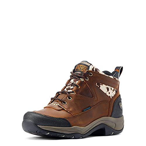 ARIAT 2023 Damen Terrain wasserdichte Reitstiefel 10044538 - Distressed Braun Footwear UK Size - UK 6.5 im Sale