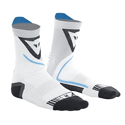 Dainese Dry Mid Socks, Motorrad Socken Kurz Sommer, für Damen und Herren, Schwarz/Blau, EU 42-44 im Sale