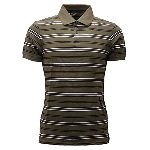 Etro 9988AC Polo Uomo Army Green Cotton Polo Shirt Man [S] im Sale