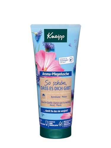 Kneipp Aroma-Pflegedusche So schön, dass es Dich gibt, Duschgel mit natürlichen Extrakten aus Kornblume, Malve und natürlich pflegendem Öl, zartes und geschmeidiges Hautgefühl, 200ml im Sale