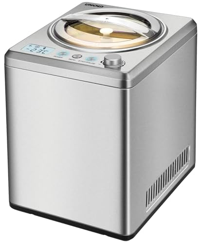 Unold 48880 Eismaschine Profi Plus - Edelstahl, 2.5 L, 250 W, vollautomatischer, selbstkühlender Kompressor, LCD-Display, Timer, auch für veganes, laktosefreies und steviahaltiges Eis im Sale