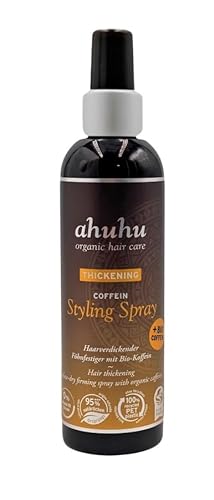 ahuhu organic hair care Coffein Fönfestiger Styling Spray 200ml