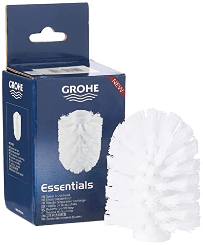 GROHE Essentials - Ersatzbürstenkopf (Original Ersatzteil, Langlebig, Robust, Herstellergarantie: 5 Jahre), weiß, 40791001 im Sale