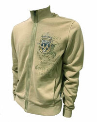 Thumbnail for Aeronautica Militare FE1926 Herren Full-Zip Drachenkurs Strickjacke, militär-grün, im Sale