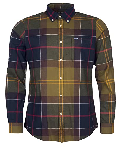 Barbour Glendale Tailored Shirt Classic Tartan, bunt, im Sale