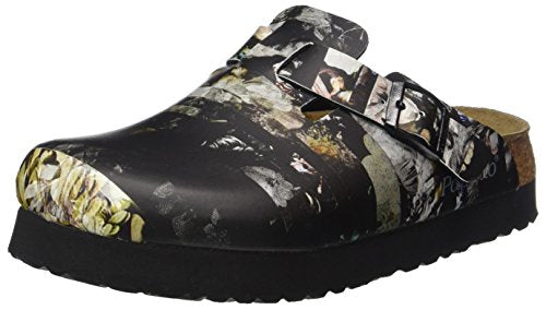 Papillio 1007104 Boston Birko-Flor, Damen Clogs, Mehrfarbig (Golden Age Black Plateau), 35 EU (2.5 UK) im Sale